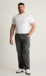 شلوار جین کشی سایز بزرگ برند DRESSMANN - Image 2